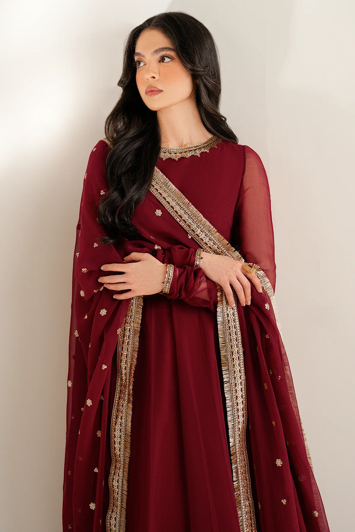 EMBROIDERED CHIFFON UC-3098 8 EMBROIDERED CHIFFON UC-3098