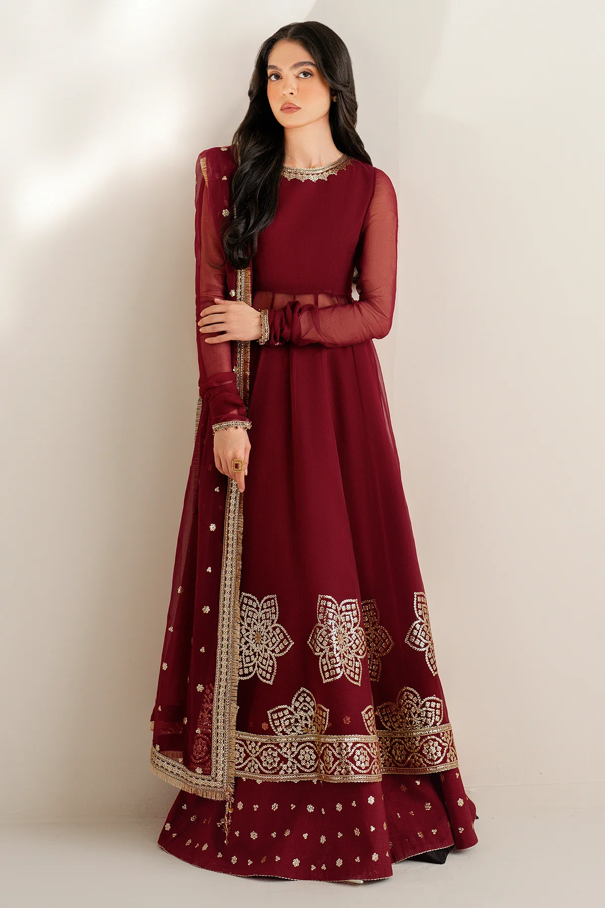 EMBROIDERED CHIFFON UC-3098 9 EMBROIDERED CHIFFON UC-3098