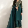Embroidered Raw Silk UR-7056
