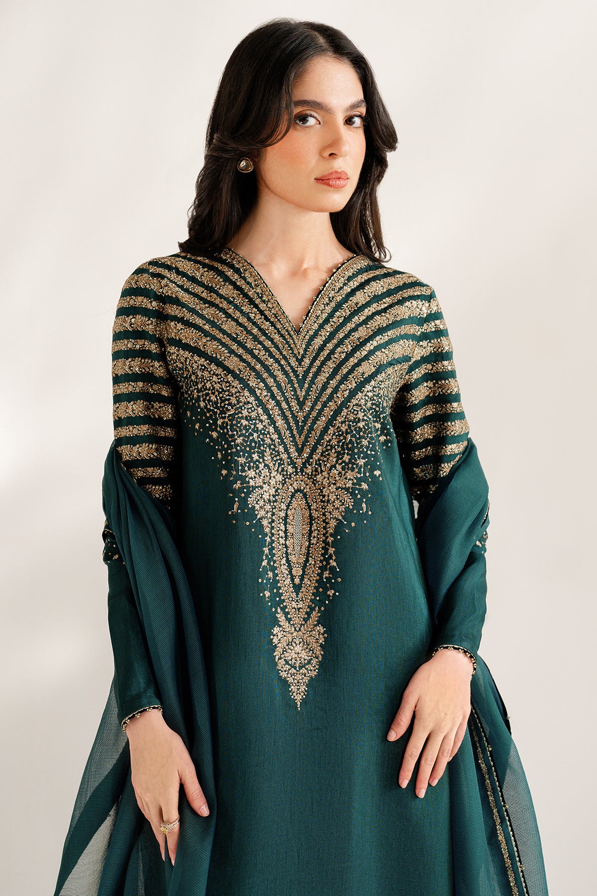 Embroidered Raw Silk UR-7056 5 Embroidered Raw Silk UR-7056