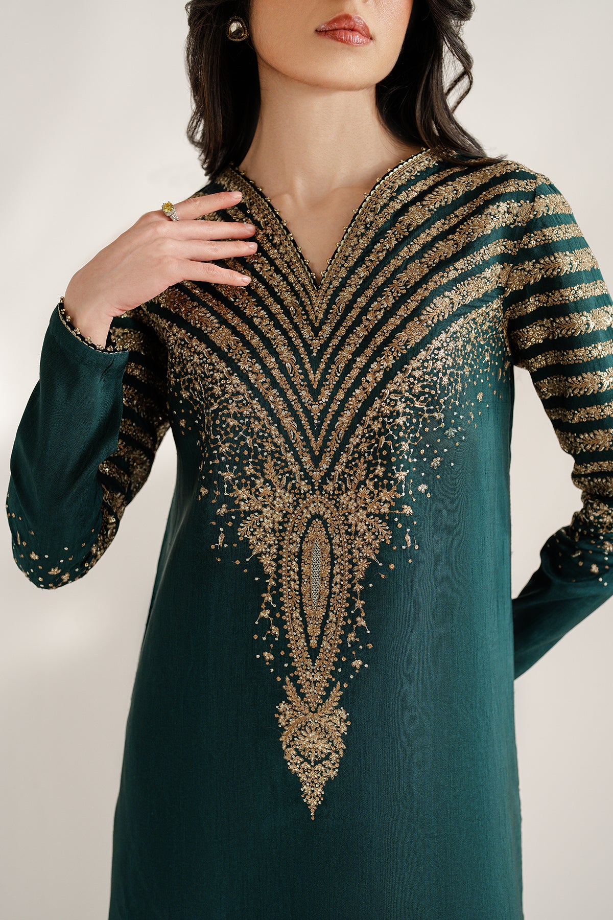 Embroidered Raw Silk UR-7056 8 Embroidered Raw Silk UR-7056